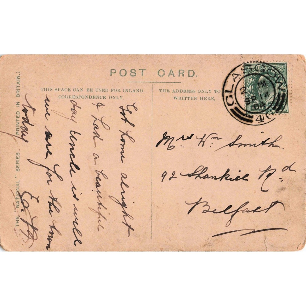 Vintage 1904 A Scotch Washing Postcard R Brand The National Series Glasgow - Picture 2 of 2